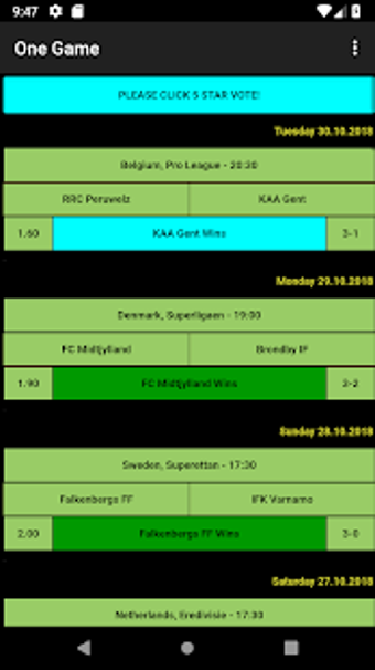 Image 0 for One Game Betting Tips