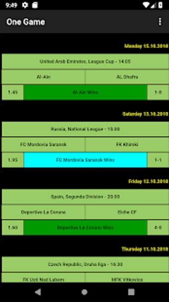 Image 1 for One Game Betting Tips