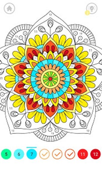 Image 1 for Mandala Color by Number -…