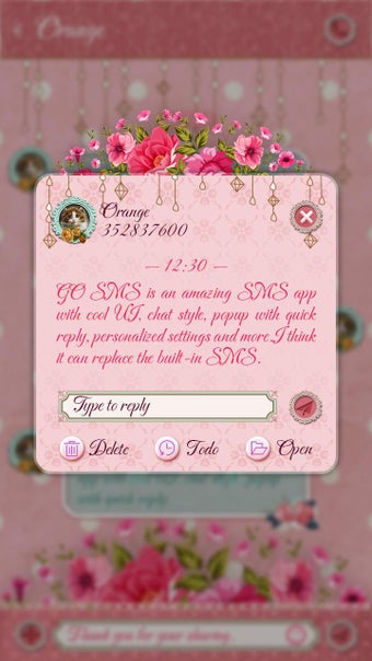 Image 3 for (FREE) GO SMS PRO SWEET T…