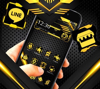 Image 3 for Dark Black Yellow Launche…