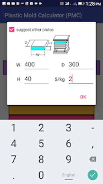 Image 0 for Plastic Mold Calculator (…