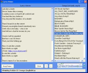 Imagen 0 para Lyrics Viewer