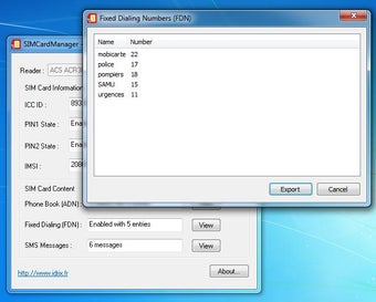 SIMCardManager Screen Prints 2