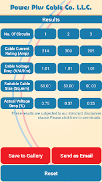 Imagen 1 para Cable Size Calculator