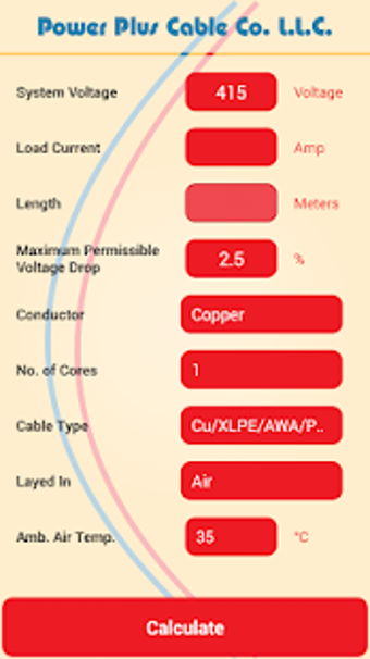 Imagen 2 para Cable Size Calculator