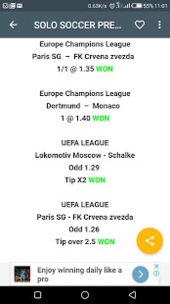 Image 1 for SOLO SOCCER PREDICTIONS