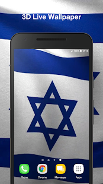 Image 1 for 3D Israel Flag Live Wallp…