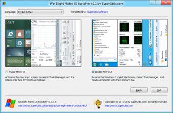 Image 0 for Win Eight Metro UI Switch…