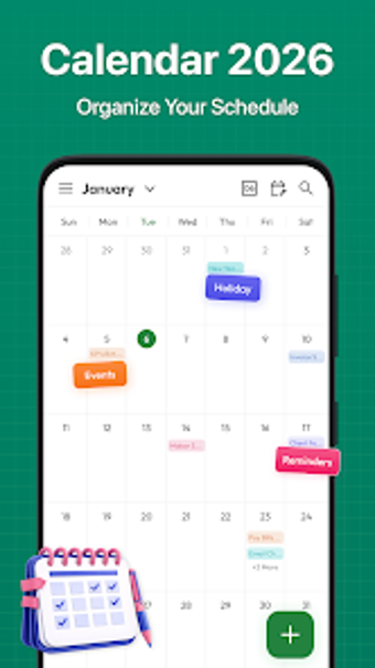 Imagen 0 para Calendar 2026 - Launcher