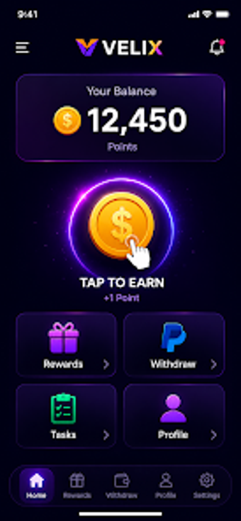 Imagen 0 para VELIX  Tap  Earn Rewards