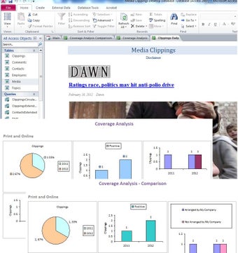 Imagen 0 para MS Access Media Clipping …