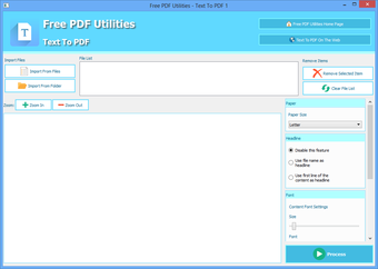 Image 0 for Text To PDF