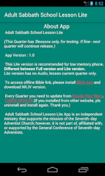 Image 3 for Adult Sabbath School Less…