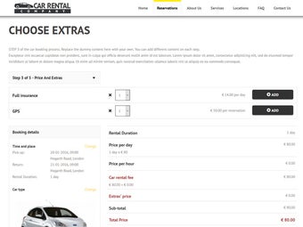 Imagen 9 para VEVS: Car Rental Website