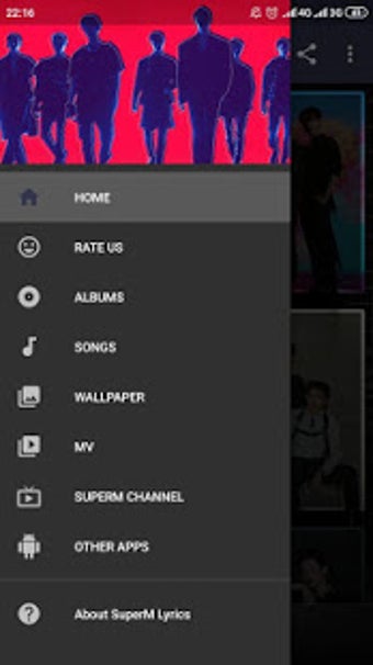 Image 0 for SuperM Lyrics (Offline)