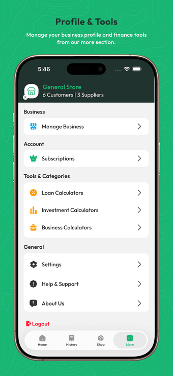 Image 0 for Khata Tracker Business Le…