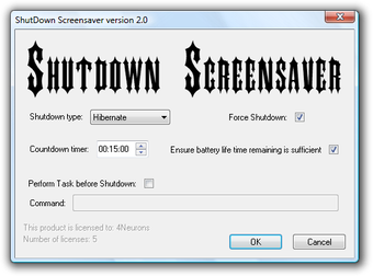 Imagen 0 para ShutDown Screensaver