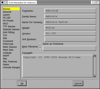 Imagen 0 para FontForge beta