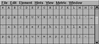 Imagen 1 para FontForge beta