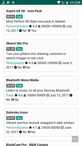Imagen 1 para Paid Apps Gone Free - PAG…