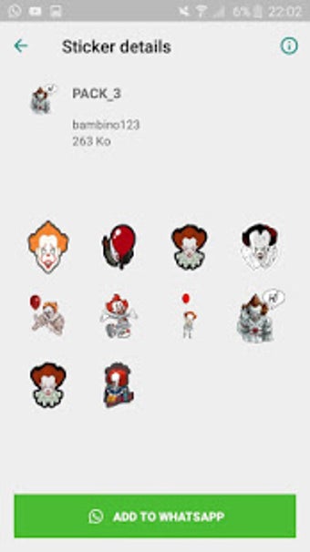 Imagen 2 para WAStickerApps- Pennywise …