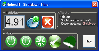 Image 0 for Holosoft Shutdown Timer