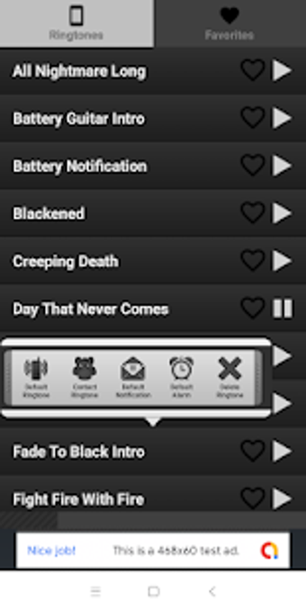 Imagen 1 para Best Metallica ringtone f…
