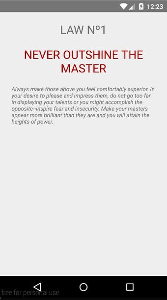 Image 0 for 48 Laws of Power