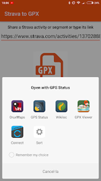Image 0 for Strava to GPX / traXapp S…