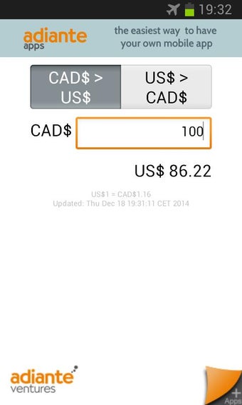 Image 0 for US Dollar to Canadian Dol…
