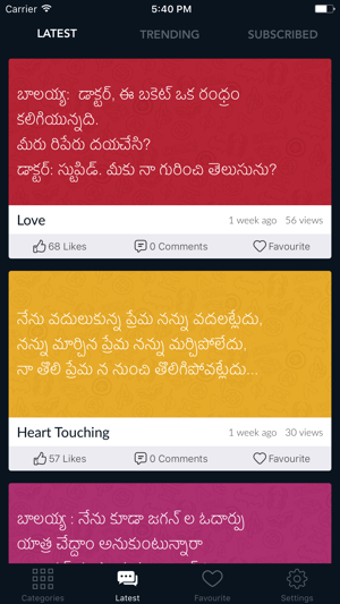 Image 2 for Telugu Status