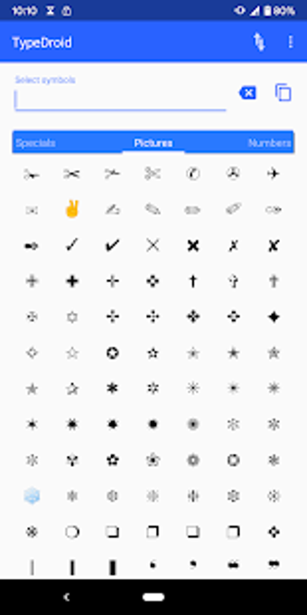 Image 0 for Type Droid (1000+ symbols…