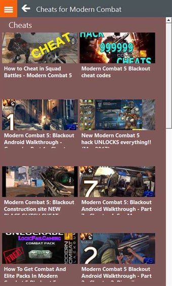 Image 2 for Cheats for Modern Combat …
