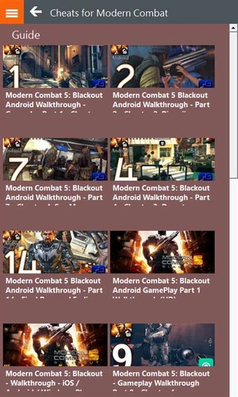 Image 1 for Cheats for Modern Combat …