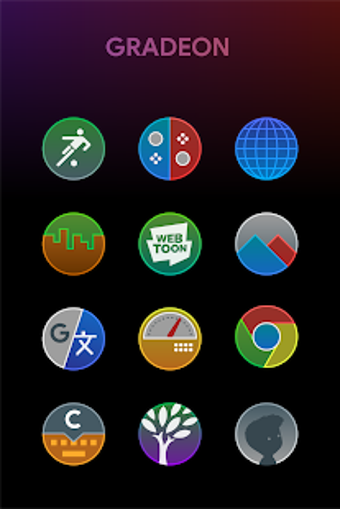 Imagen 3 para Gradeon - A Rounded Neon …