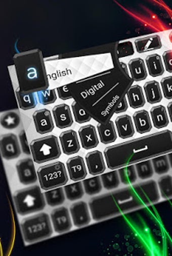 Image 2 for Black and white keyboard