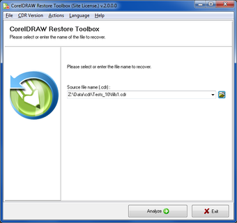 Image 0 for CorelDraw Restore Toolbox