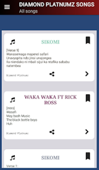 Image 2 for Diamond Platnumz All song…