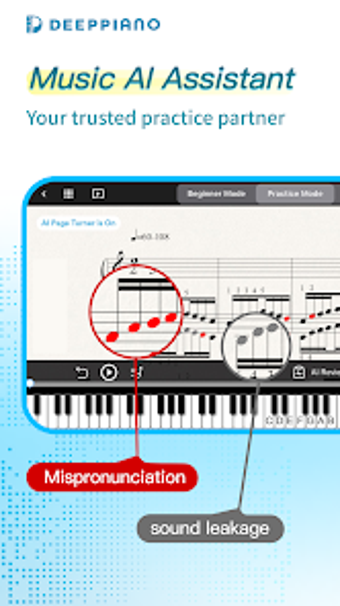 Image 0 for DeepPiano - Sheet Music  …