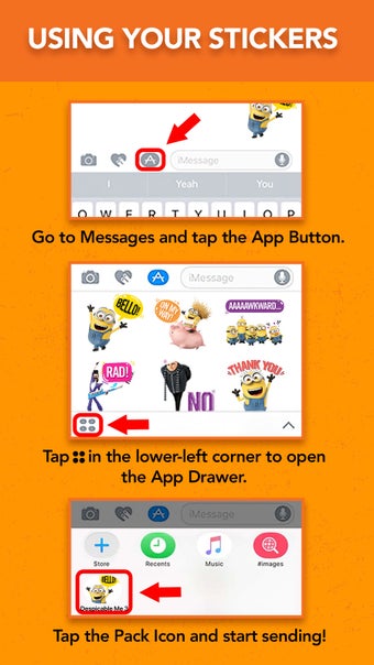 Image 3 for Despicable Me 3 Stickers