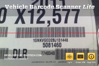 Image 0 for Vehicle VIN Barcode Scann…