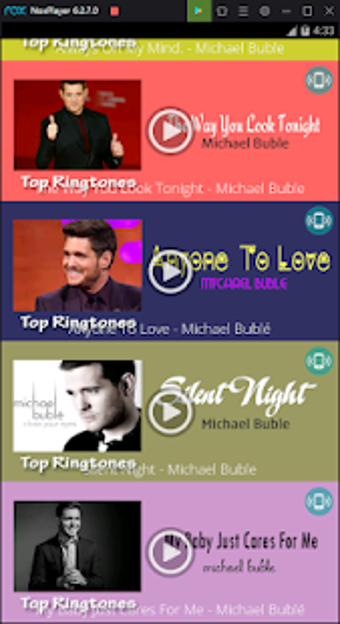 Image 2 for Michael Buble Top Rington…