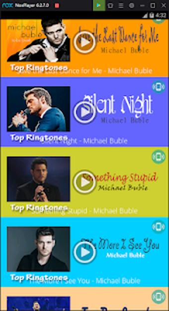 Image 1 for Michael Buble Top Rington…