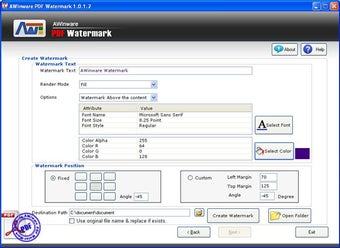 Imagen 0 para AWinware PDF Watermark