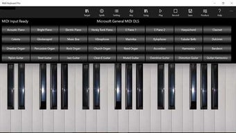 Imagen 2 para MIDI Keyboard Pro for Win…