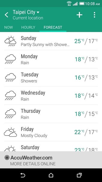Imagen 1 para HTC Weather