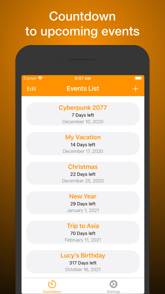 Imagen 0 para Easy Events Countdown - F…