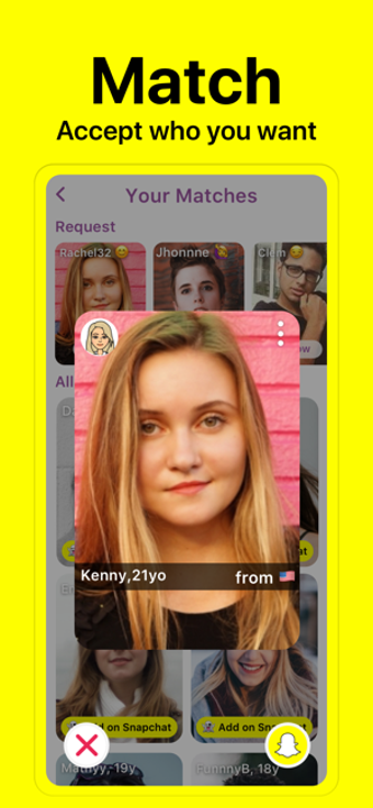 Image 0 for Swiping - Snapchat Friend…