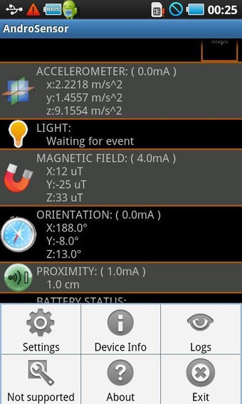 Image 0 for AndroSensor